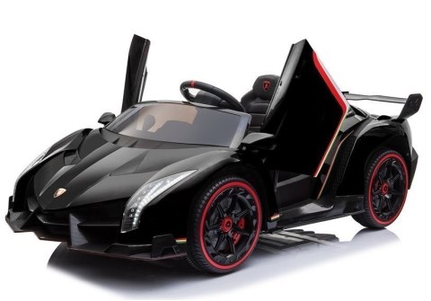 AUTO NA AKUMULATOR LAMBORGHINI VENENO DLA DZIECKA PILOT MP4 EVA SKÓRA 4X4