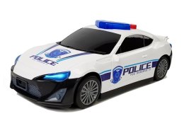 Auto Policyjne Schowek Garaż 2w1 Policjant Małe Autka Dźwięk Światła