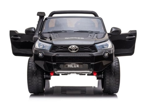 AUTO NA AKUMULATOR DLA 2 DZIECI TOYOTA HILUX 4X4 PILOT EVA SKÓRA LED RADIO MP3