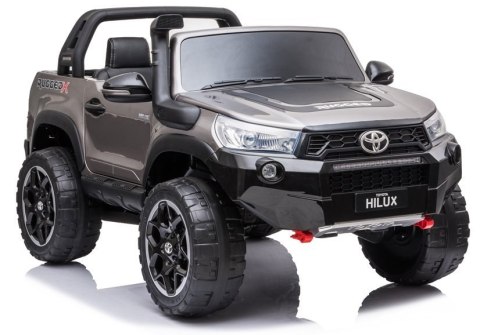 AUTO NA AKUMULATOR DLA 2 DZIECI TOYOTA HILUX LAKIER 4X4 PILOT EVA SKÓRA LED RADIO MP3 AUTO NA AKUMULATOR DLA 2 DZIECI TOYOTA HILUX LAKIER 4X4 PILOT EVA SKÓRA LED RADIO MP3