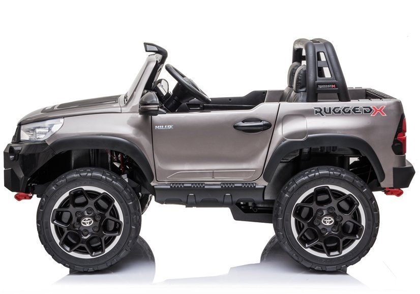Auto na Akumulator Toyota Hilux Srebrny Lakierowany Auto na Akumulator Toyota Hilux Srebrny Lakierowany