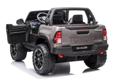 AUTO NA AKUMULATOR DLA 2 DZIECI TOYOTA HILUX LAKIER 4X4 PILOT EVA SKÓRA LED RADIO MP3 AUTO NA AKUMULATOR DLA 2 DZIECI TOYOTA HILUX LAKIER 4X4 PILOT EVA SKÓRA LED RADIO MP3