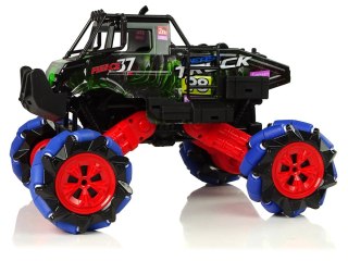 SAMOCHÓD ZDALNIE STEROWANY AUTO RC DRIFT ROLKI OBRÓT 360 STOPNI FUNKCJE 4X4 ZIELONY