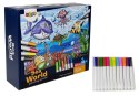 Puzzle Dla Dzieci Do Kolorowania Świat Wodny Pisaki 24 el