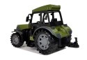 Zielony Traktor z Przyczepą Belami Drewna Zdalnie Sterowany 2.4G