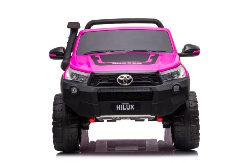 AUTO NA AKUMULATOR DLA 2 DZIECI TOYOTA HILUX 4X4 PILOT EVA SKÓRA LED RADIO MP3 AUTO NA AKUMULATOR DLA 2 DZIECI TOYOTA HILUX 4X4 PILOT EVA SKÓRA LED RADIO MP3