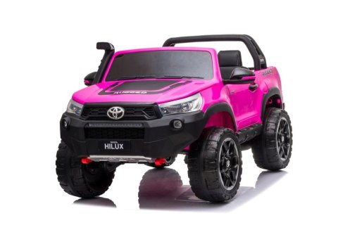 AUTO NA AKUMULATOR DLA 2 DZIECI TOYOTA HILUX 4X4 PILOT EVA SKÓRA LED RADIO MP3 AUTO NA AKUMULATOR DLA 2 DZIECI TOYOTA HILUX 4X4 PILOT EVA SKÓRA LED RADIO MP3