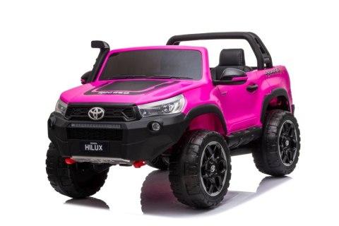 AUTO NA AKUMULATOR DLA 2 DZIECI TOYOTA HILUX 4X4 PILOT EVA SKÓRA LED RADIO MP3 AUTO NA AKUMULATOR DLA 2 DZIECI TOYOTA HILUX 4X4 PILOT EVA SKÓRA LED RADIO MP3