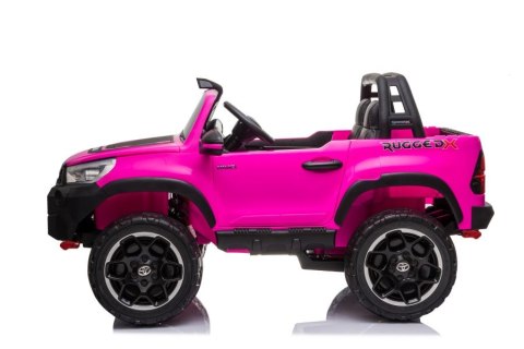 AUTO NA AKUMULATOR DLA 2 DZIECI TOYOTA HILUX 4X4 PILOT EVA SKÓRA LED RADIO MP3 AUTO NA AKUMULATOR DLA 2 DZIECI TOYOTA HILUX 4X4 PILOT EVA SKÓRA LED RADIO MP3