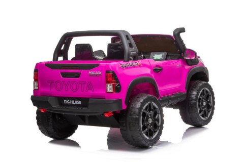 AUTO NA AKUMULATOR DLA 2 DZIECI TOYOTA HILUX 4X4 PILOT EVA SKÓRA LED RADIO MP3 AUTO NA AKUMULATOR DLA 2 DZIECI TOYOTA HILUX 4X4 PILOT EVA SKÓRA LED RADIO MP3