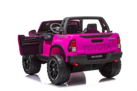 AUTO NA AKUMULATOR DLA 2 DZIECI TOYOTA HILUX 4X4 PILOT EVA SKÓRA LED RADIO MP3 AUTO NA AKUMULATOR DLA 2 DZIECI TOYOTA HILUX 4X4 PILOT EVA SKÓRA LED RADIO MP3