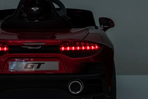 SAMOCHÓD NA AKUMULATOR AUTO DLA DZIECKA MCLAREN GT 12V LAKIER SKÓRA LED EVA RADIO