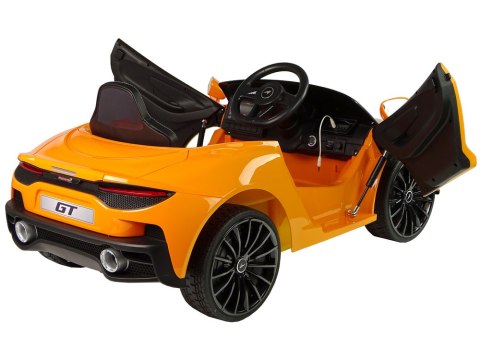 SAMOCHÓD NA AKUMULATOR AUTO DLA DZIECKA MCLAREN GT 12V LAKIER SKÓRA LED EVA RADIO