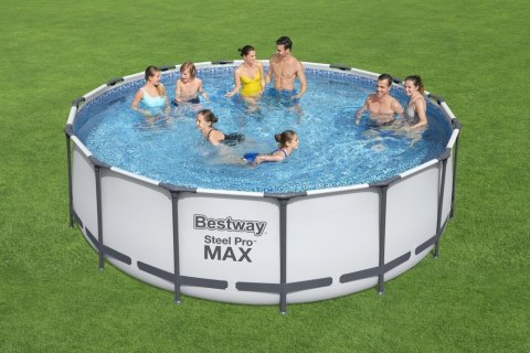 Basen Stelażowy 457 cm x 122 cm Bestway 56438 Basen Stelażowy 457 cm x 122 cm Bestway 56438