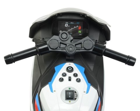 MOTOR NA AKUMULATOR DLA DZIECKA 1-3 LAT BMW S1000RR 45W ŚWIATŁA LED MUZYKA