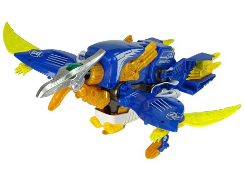 PISTOLET DINOZAUR NA PIANKOWE STRZAŁKI 20SZT 2W1 DINOBOTS PTEROSAUR TARCZA