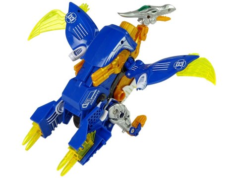 PISTOLET DINOZAUR NA PIANKOWE STRZAŁKI 20SZT 2W1 DINOBOTS PTEROSAUR TARCZA