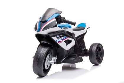 MOTOR NA AKUMULATOR BMW HP4 DLA DZIECI 3-5 LAT TRÓJKOŁOWY ŚCIGACZ 2X45W LED