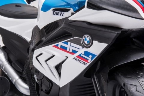 MOTOR NA AKUMULATOR BMW HP4 DLA DZIECI 3-5 LAT TRÓJKOŁOWY ŚCIGACZ 2X45W LED