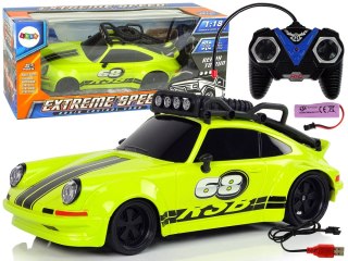 SAMOCHÓD ZDALNIE STEROWANY SPORTOWY 1:18 AUTO RC KOŁO ZAPASOWA PILOT AKUMULATOR