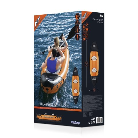 Kajak Dmuchany Dwuosobowy 321 x 88 cm Bestway 65077 Kajak Dmuchany Dwuosobowy 321 x 88 cm Bestway 65077