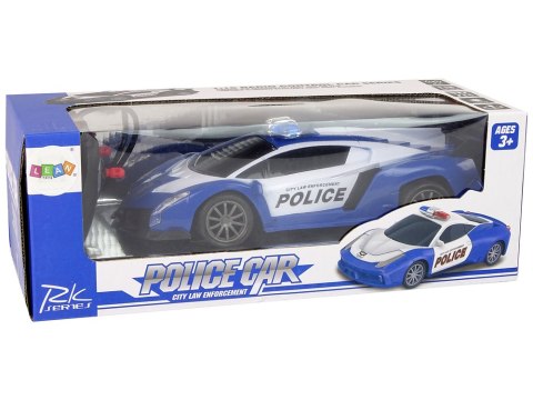 SAMOCHÓD WYŚCIGOWY ZDALNIE STEROWANY 1:16 POLICJA RC LED PILOT AKUMULATOR