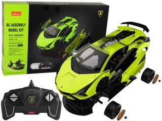 ZESTAW KONSTRUKCYJNY SAMOCHÓD ZDALNIE STEROWANY LAMBORGHINI SIAN 1:18 PILOT 2.4G