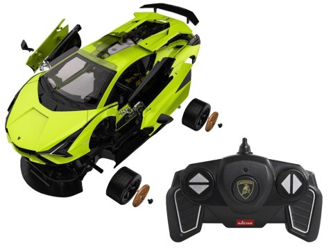 ZESTAW KONSTRUKCYJNY SAMOCHÓD ZDALNIE STEROWANY LAMBORGHINI SIAN 1:18 PILOT 2.4G