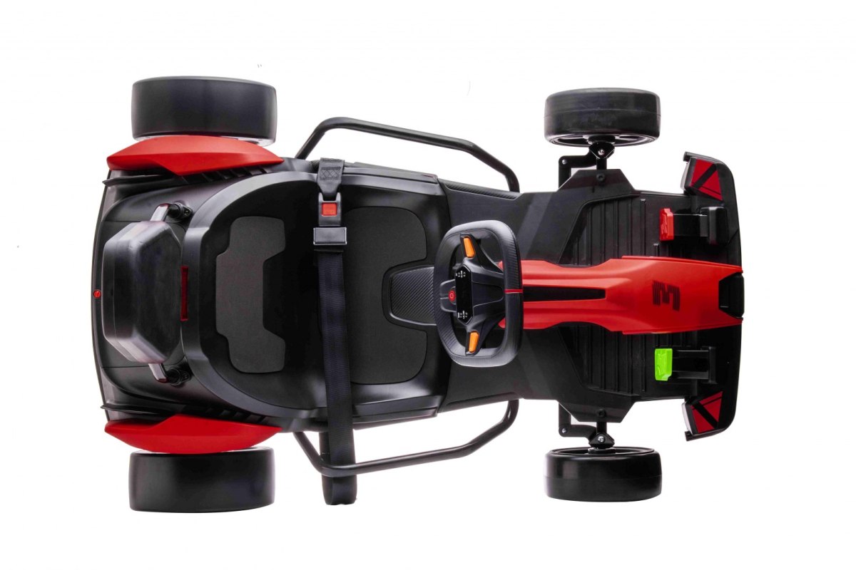 Gokart Fast 3 Drift na akumulator dla dzieci Czerwony + Funkcja driftu + Silniki 2x150W + Radio LED + Pasy Gokart Fast 3 Drift na akumulator dla dzieci Czerwony + Funkcja driftu + Silniki 2x150W + Radio LED + Pasy