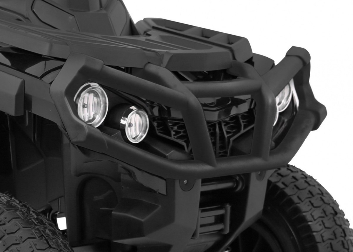 Quad ATV Air na akumulator dla dzieci Czarny + Koła pompowane + Radio MP3 + Wolny Start Quad ATV Air na akumulator dla dzieci Czarny + Koła pompowane + Radio MP3 + Wolny Start