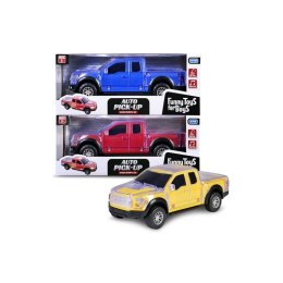 AUTO PICK-UP ZE ŚWIECĄCĄ KAROSERIĄ JEŹDZI ODBIJA SIĘ