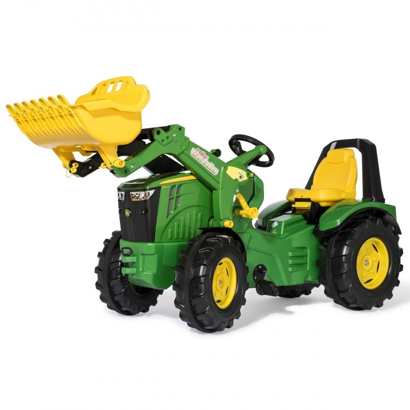 John Deere Traktor na Pedały X-Trac Premium Łyżka Ciche Koła Rolly Toys John Deere Traktor na Pedały X-Trac Premium Łyżka Ciche Koła Rolly Toys