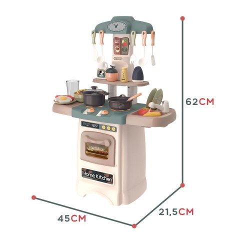 KUCHNIA DLA DZIECI Z OBIEGIEM WODY KRAN 29 AKCESORII ŚWIATŁO DŹWIĘK ZESTAW