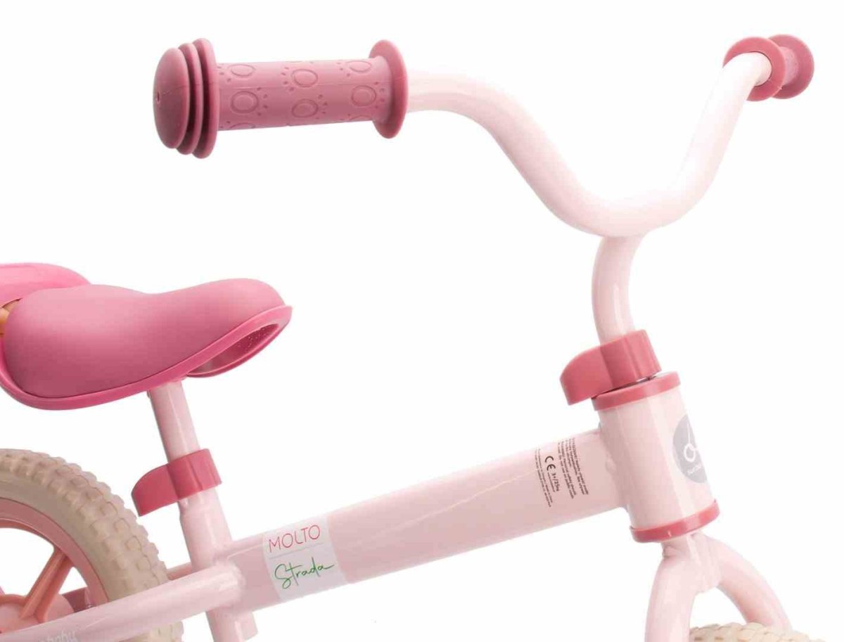 Rowerek biegowy Molto STRADA - pink candy Rowerek biegowy Molto STRADA - pink candy
