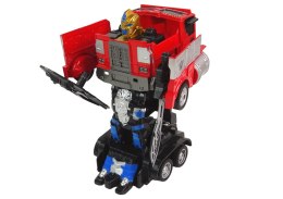 Autko Ciężarówka 2w1 Robot Transformers Wojownik Optimus Prime Czerwony HXSY18