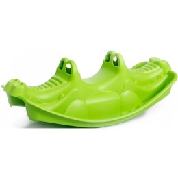Huśtawka dla dzieci krokodyl 101x46x33 cm zielona