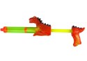 Pistolet Na Wodę 40 cm Dinozaur Czerwony Zabawka Ogród