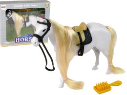 Figurka Konia Koń Do Czesania Biała Grzywa
