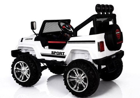 AUTO NA AKUMULATOR DŻIP JEEP S2388 SAMOCHÓD DLA DZIECKA 4X4 PILOT EVA SKÓRA LED RADIO AUTO NA AKUMULATOR DŻIP JEEP S2388 SAMOCHÓD DLA DZIECKA 4X4 PILOT EVA SKÓRA LED RADIO