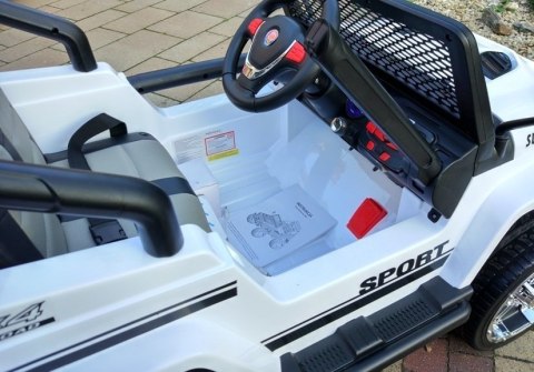 AUTO NA AKUMULATOR DŻIP JEEP S2388 SAMOCHÓD DLA DZIECKA 4X4 PILOT EVA SKÓRA LED RADIO AUTO NA AKUMULATOR DŻIP JEEP S2388 SAMOCHÓD DLA DZIECKA 4X4 PILOT EVA SKÓRA LED RADIO
