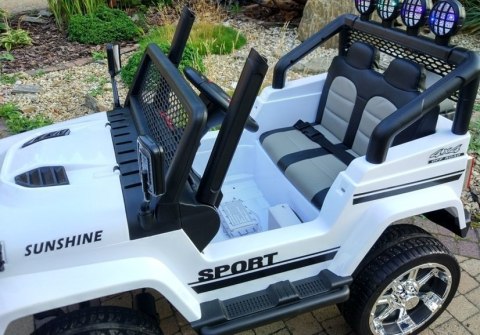 AUTO NA AKUMULATOR DŻIP JEEP S2388 SAMOCHÓD DLA DZIECKA 4X4 PILOT EVA SKÓRA LED RADIO AUTO NA AKUMULATOR DŻIP JEEP S2388 SAMOCHÓD DLA DZIECKA 4X4 PILOT EVA SKÓRA LED RADIO