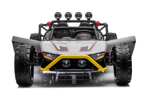 Auto Buggy Racing 5 na akumulator dla dzieci Szary + Silniki 2x200W + Pilot + Audio LED + Wolny Start Auto Buggy Racing 5 na akumulator dla dzieci Szary + Silniki 2x200W + Pilot + Audio LED + Wolny Start