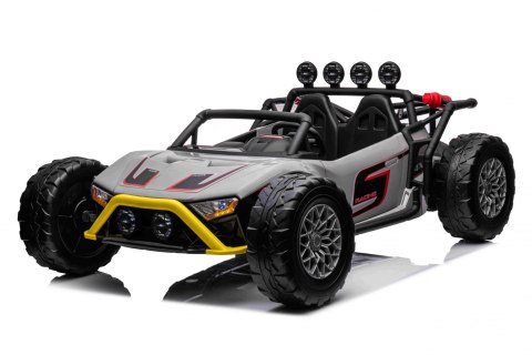 Auto Buggy Racing 5 na akumulator dla dzieci Szary + Silniki 2x200W + Pilot + Audio LED + Wolny Start Auto Buggy Racing 5 na akumulator dla dzieci Szary + Silniki 2x200W + Pilot + Audio LED + Wolny Start