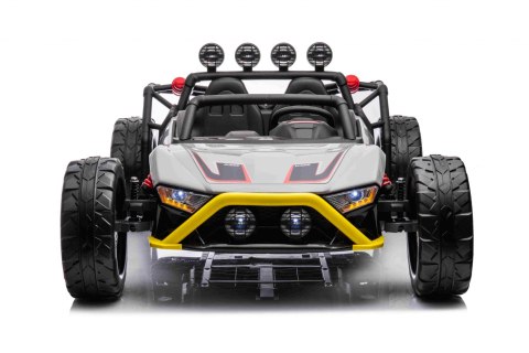 Auto Buggy Racing 5 na akumulator dla dzieci Szary + Silniki 2x200W + Pilot + Audio LED + Wolny Start Auto Buggy Racing 5 na akumulator dla dzieci Szary + Silniki 2x200W + Pilot + Audio LED + Wolny Start