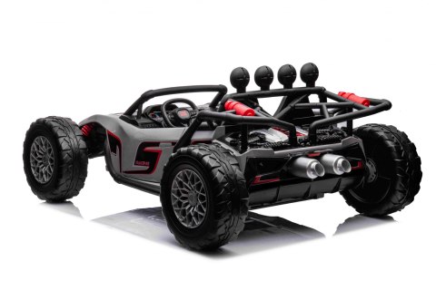 Auto Buggy Racing 5 na akumulator dla dzieci Szary + Silniki 2x200W + Pilot + Audio LED + Wolny Start Auto Buggy Racing 5 na akumulator dla dzieci Szary + Silniki 2x200W + Pilot + Audio LED + Wolny Start