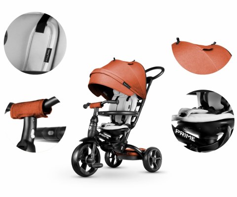 ROWEREK TRÓJKOŁOWY JEŹDZIK PCHACZ New Prime Orange ROWEREK TRÓJKOŁOWY JEŹDZIK PCHACZ New Prime Orange
