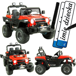 AUTO NA AKUMULATOR DLA DZIECI 4x4 SKÓRA EVA PILOT JM-8