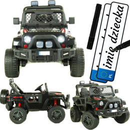 AUTO NA AKUMULATOR DLA DZIECI DZIP 4X4 SKÓRA EVA PILOT JM-11