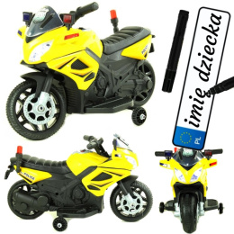 MAŁY MOTOREK NA AKUMULATOR POLICJA KOGUT SKÓRA SX-6