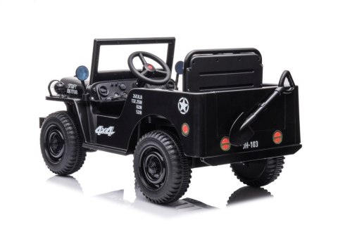 SAMOCHÓD NA AKUMULATOR DLA DZIECKA JEEP DŻIP JH-103 4X4 LED SKÓRA EVA PILOT